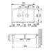 Franke Euroform EFN 620-78, 780x475 mm, Küchenspüle, Edelstahl 101.0120.102