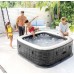 INTEX Whirlpool Pure Spa Greystone Deluxe Square 211 x 71 cm 28450