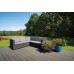 B-Ware KETER PROVENCE Loungeecke, 194 x 194 x 77 cm, graphit/grau 17209115 ausgepackt!!