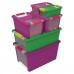 KIS BI BOX XS 3L 26,5x16x10cm schwarz/transparent