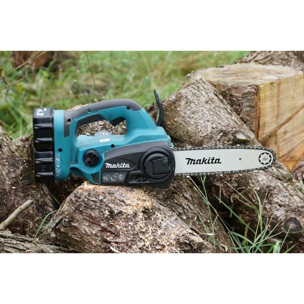 MAKITA Akku-Kettensäge Li-on 18V, mit Akku 2x 18V ...