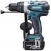 Makita DHP458RTJ Akku Schlagbohrschrauber Li-ion, LXT, 18V, 2 x 5,0 Ah, Makpac