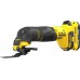 Stanley SFMCE500D2K V20 Akku-Multifunktionswerkzeug (18V/2x2,0Ah), Koffer